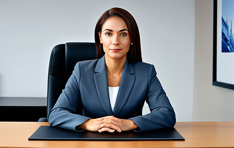 Prompt 1: A professional businesswoman in a modest business suit, sitting at a desk in a modern office, fully clothed, appropriate attire, safe for work, perfect anatomy, natural proportions, professional photography, high quality.