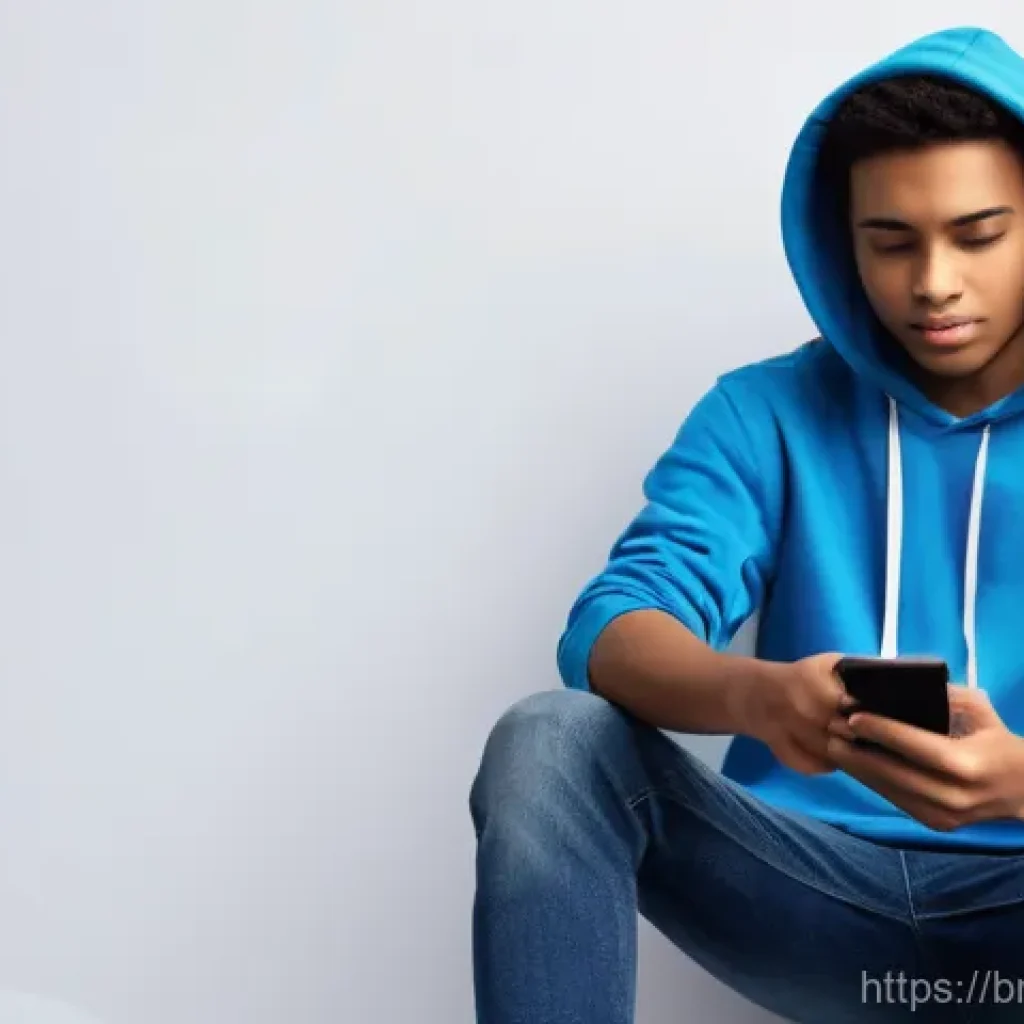 정신건강 테크와 대중문화의 교차점 - **"Social Media's Dual Impact on a Young Mind"**: A young person, approximately 16-18 years old, ful...