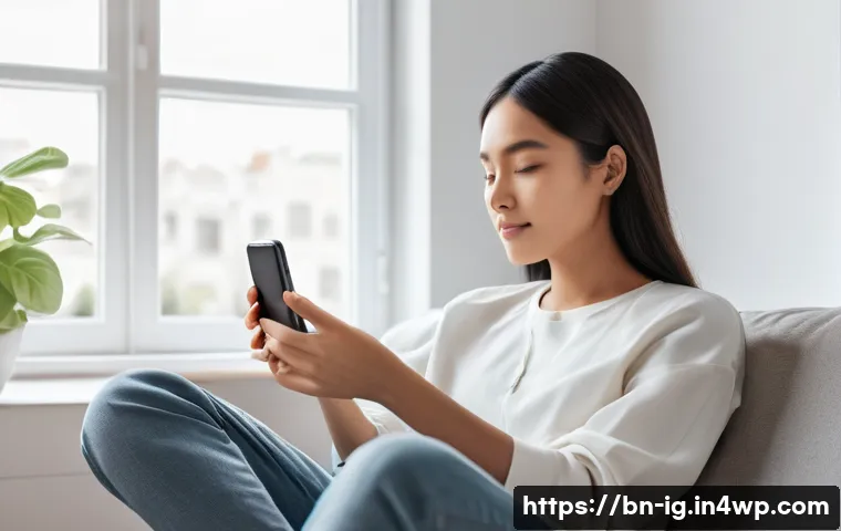 정신건강 관리에서의 데이터 활용 전략 - **Prompt:** A young adult, gender-neutral, wearing comfortable, modest everyday clothes, is sitting ...
